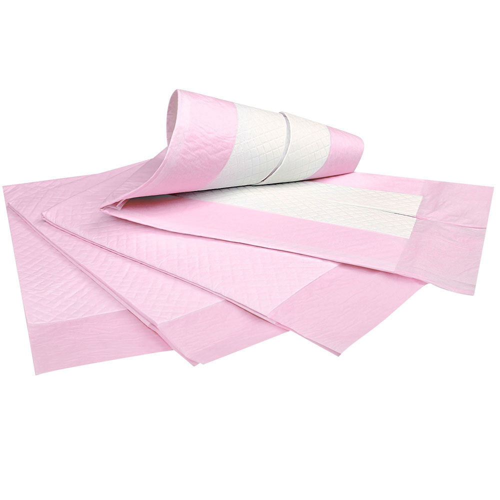 100 Puppy Pet Dog Toilet Training Pads Pink