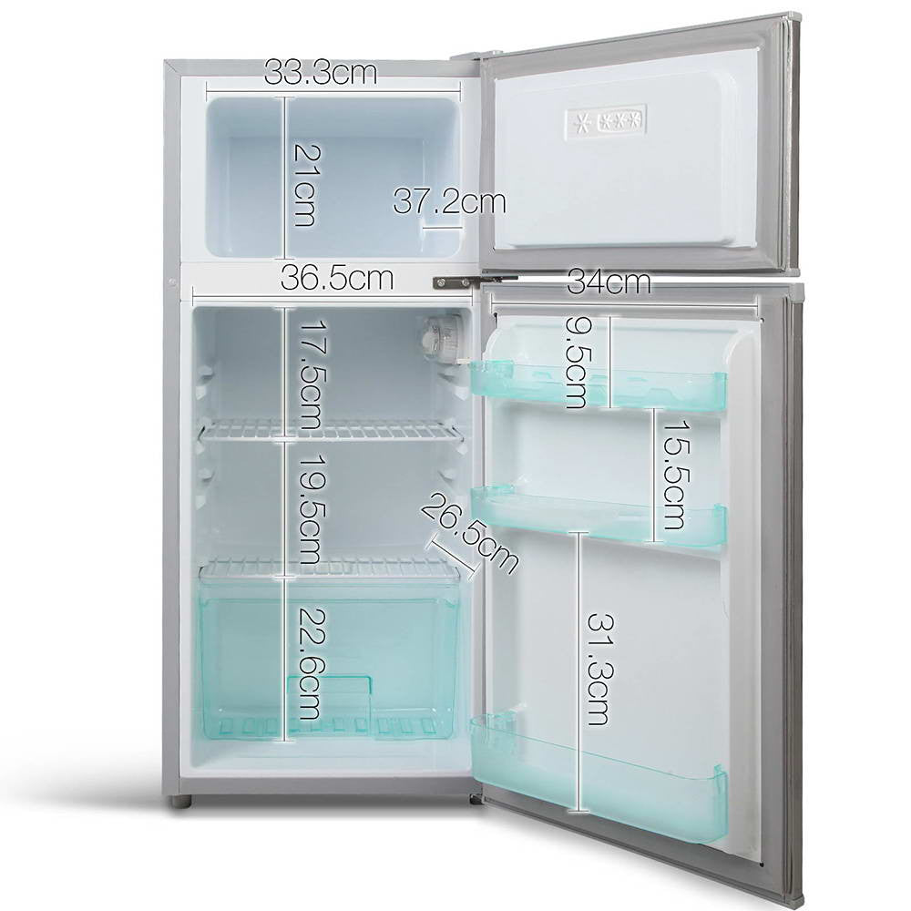 Upright 2-in-1 100L Fridge Freezer