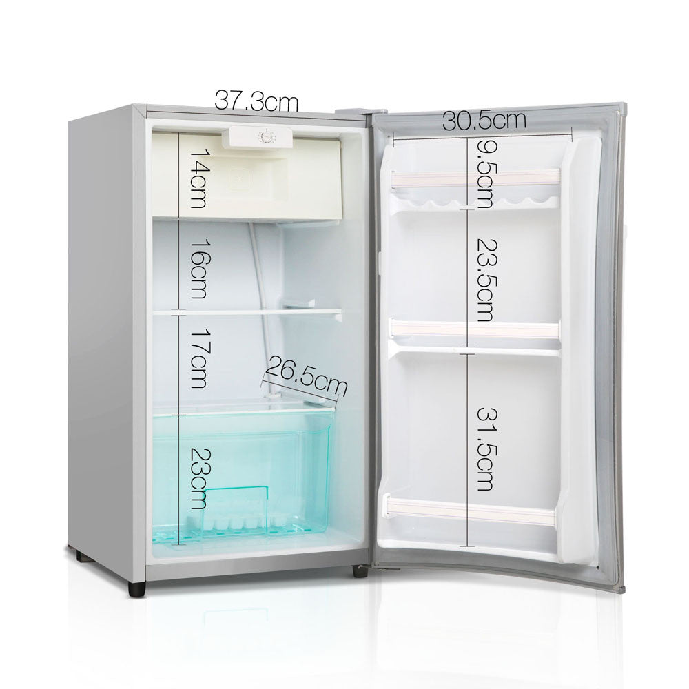 Upright 2-in-1 95L Caravan Bar Fridge Freezer