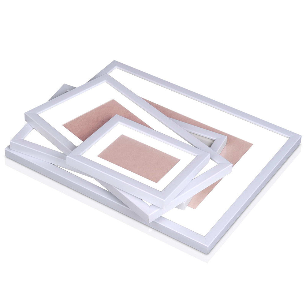 20pc Photo Frame Set - White