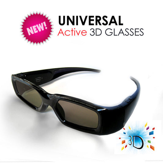 3D Active Glasses (Universal) for All Competitive 3D TV with IR Technology