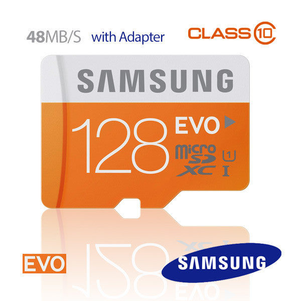 Samsung 128GB EVO Micro SDXC up to 48MB/s with Adapter (MB-MP128DA/AM)