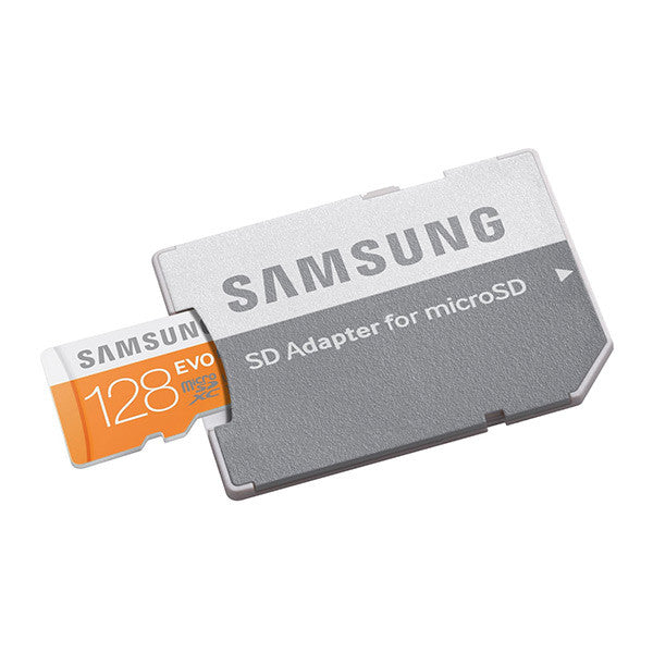 Samsung 128GB EVO Micro SDXC up to 48MB/s with Adapter (MB-MP128DA/AM)