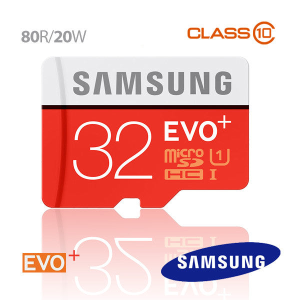 Samsung EVO PLUS 32GB Micro SD Memory Card 80R/20W MB-MC32D