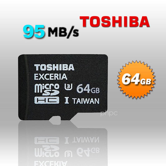 Toshiba 64GB Exceria MicroSDXC UHS-I 95MB/s (SD-C064GR7VW060A)