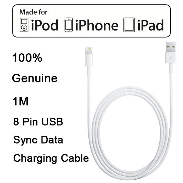 Genuine Apple Original Lightning Cable 1m for iPhone 5,5S,iPhone 6/6s ,iPhone 6/6s Plus