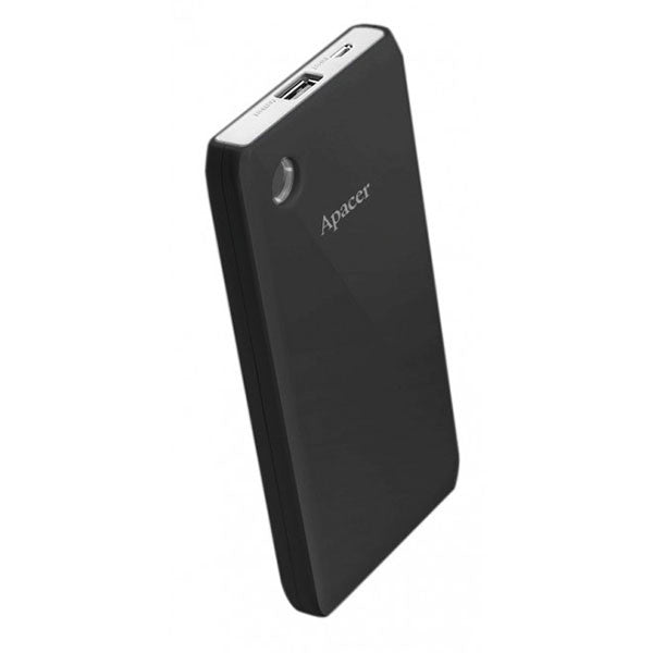 APACER DELUXE PORTABLE POWERBANK 10000MAH BLACK COLOR ( B515 BLACK )