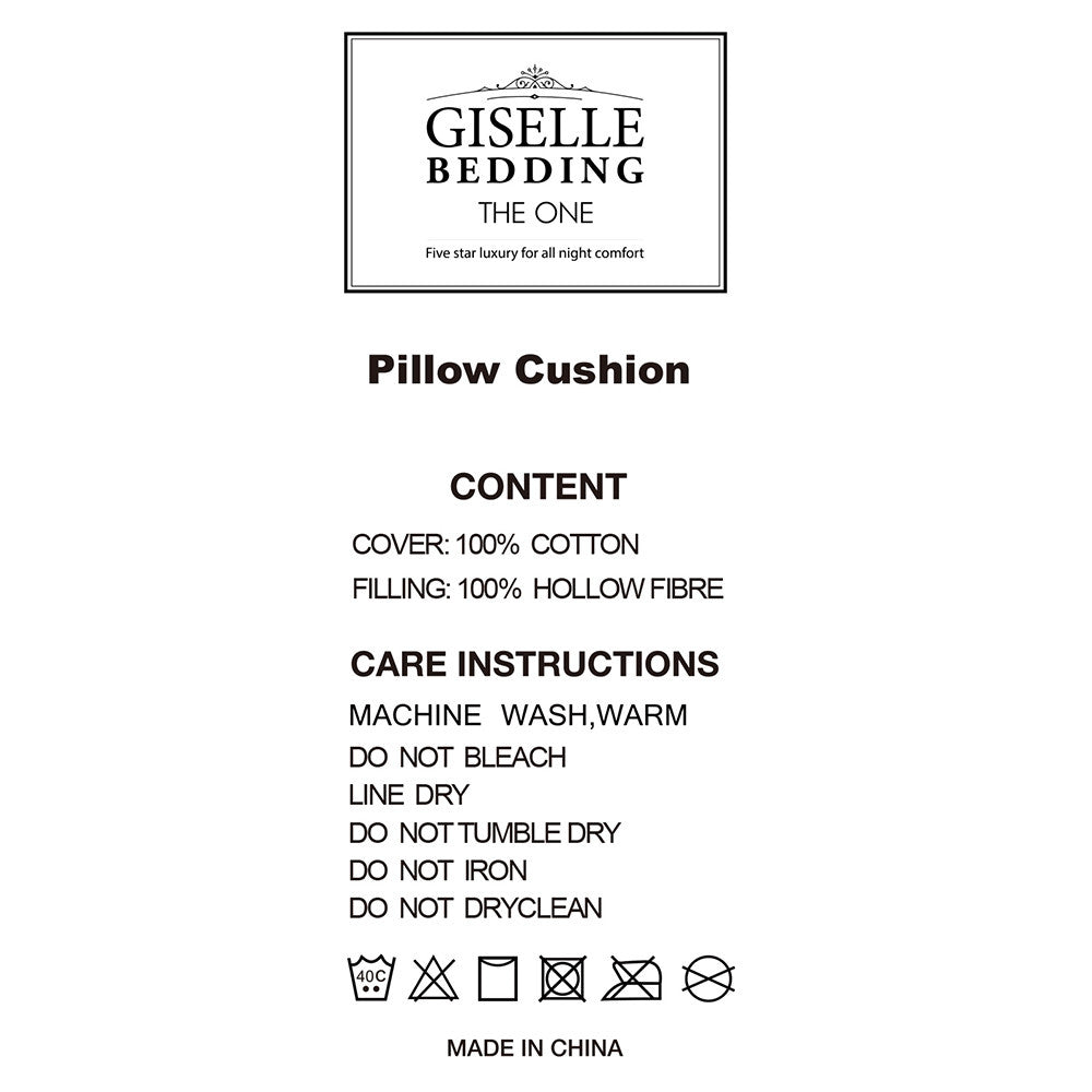 Set of 4 Pillows - 2 Firm & 2 Medium