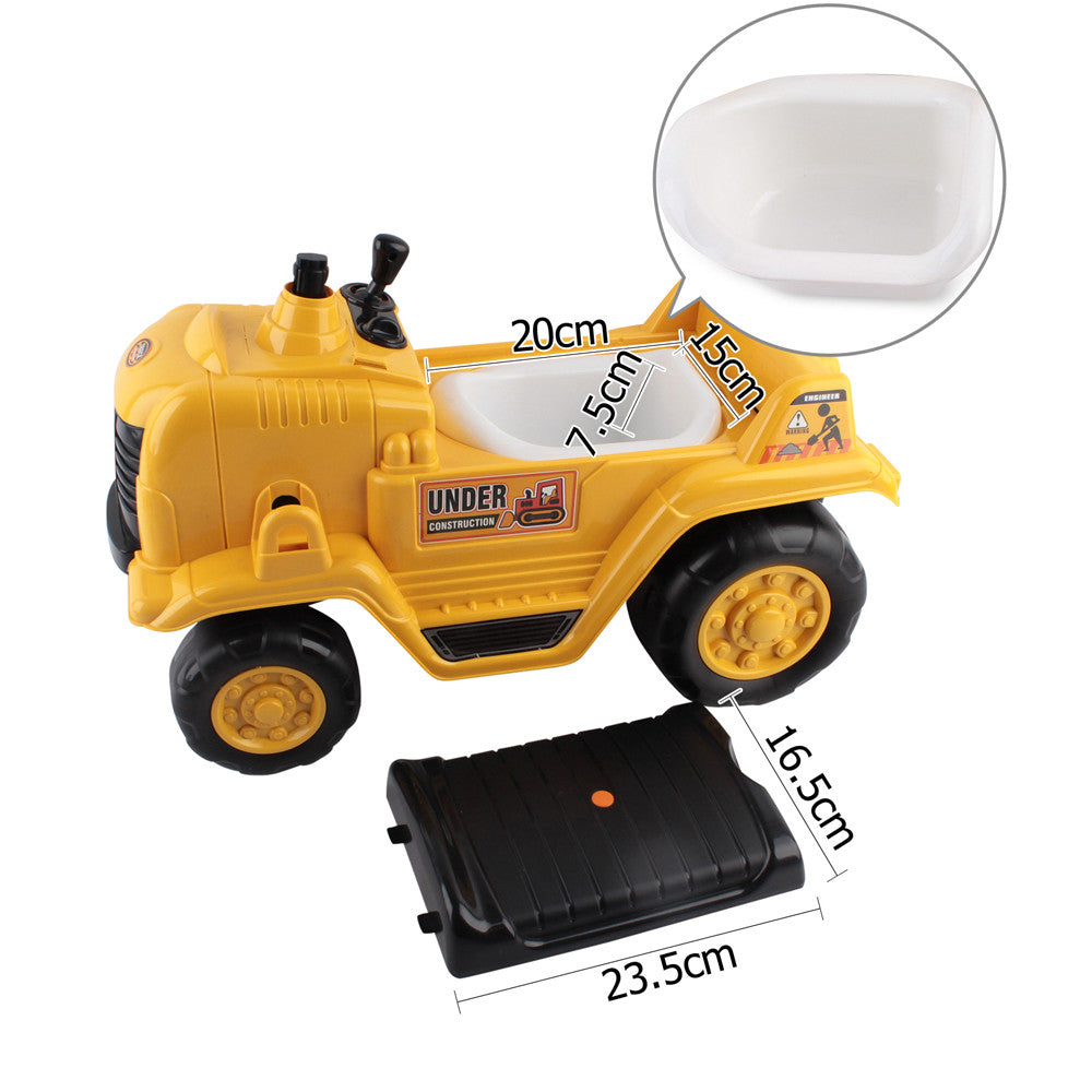 Kids Ride On Bulldozer Yellow