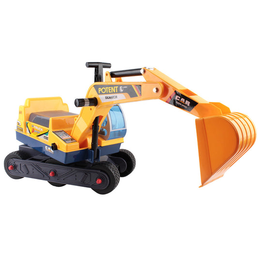 Kids Ride On Excavator Yellow