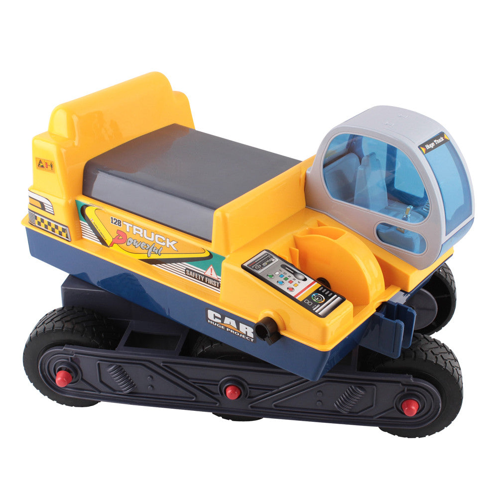 Kids Ride On Excavator Yellow