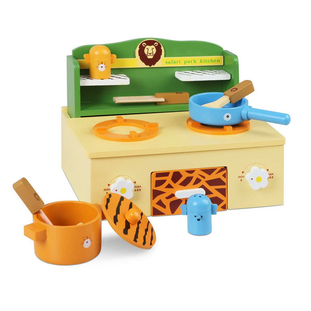 Wooden Safari Theme Portable Mini Stove Top