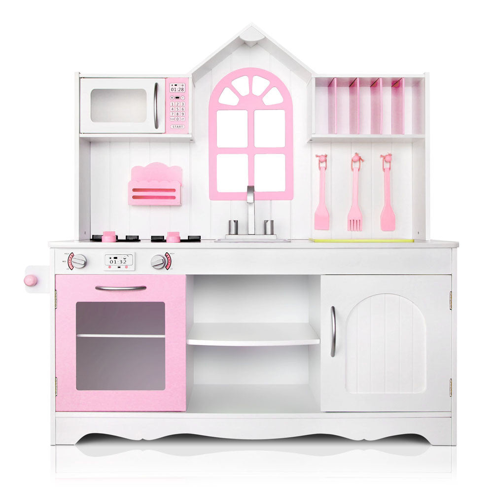 Wooden Kitchen Playset - White