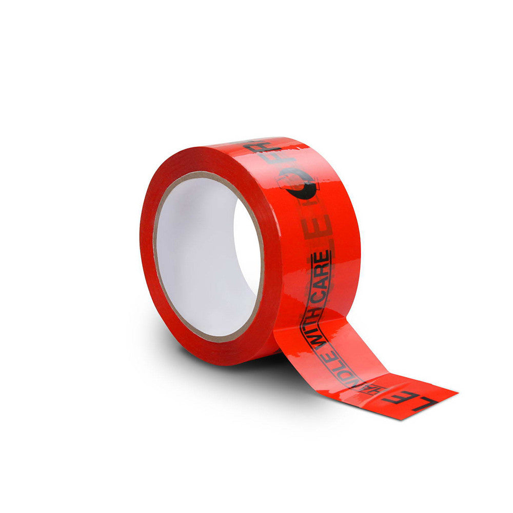 108 Rolls Red Fragile Tape 48mm x 75m