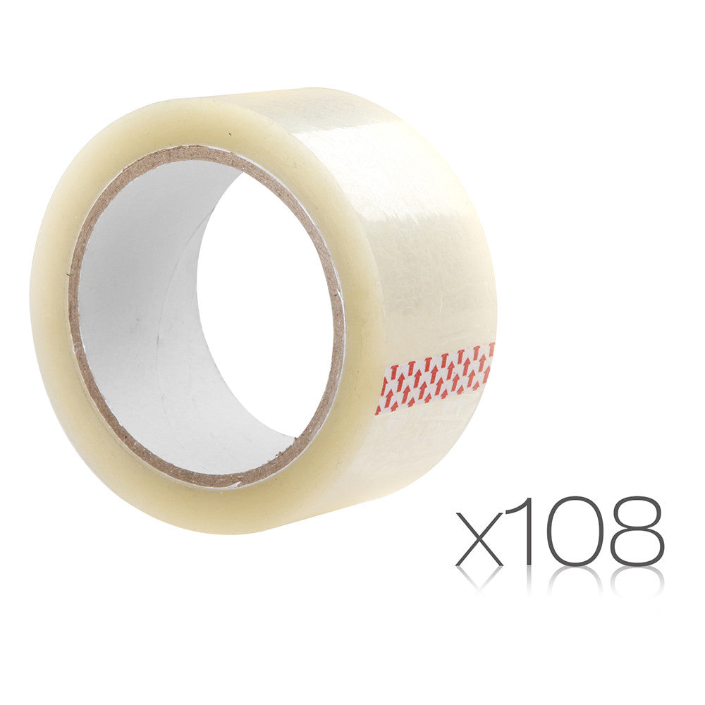 108 Rolls Transparent Packing Tape