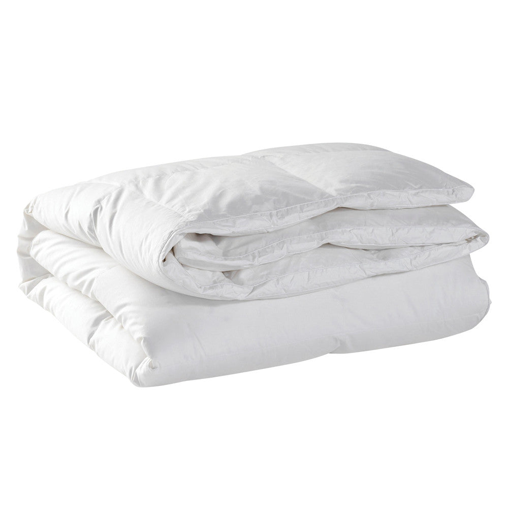 Duck Feather Down Quilt King White