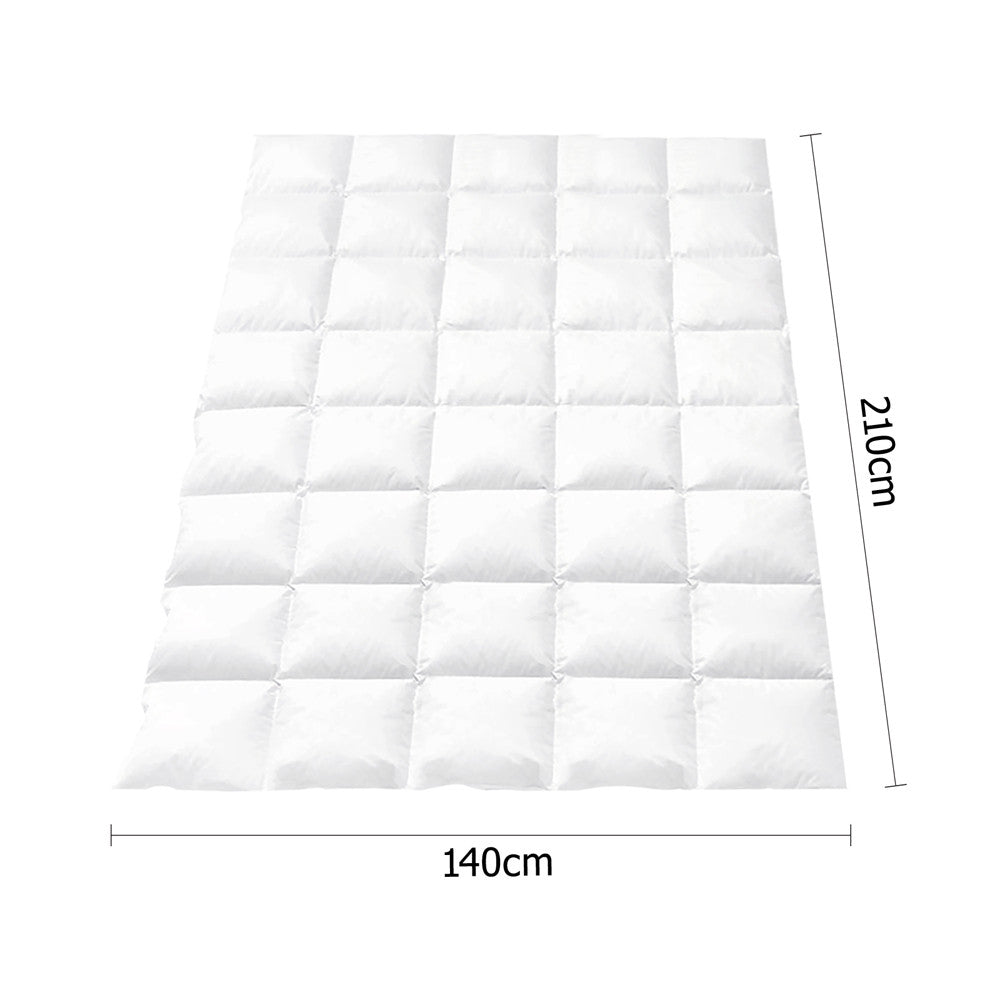 Goose Feather Down Quilt  - Single