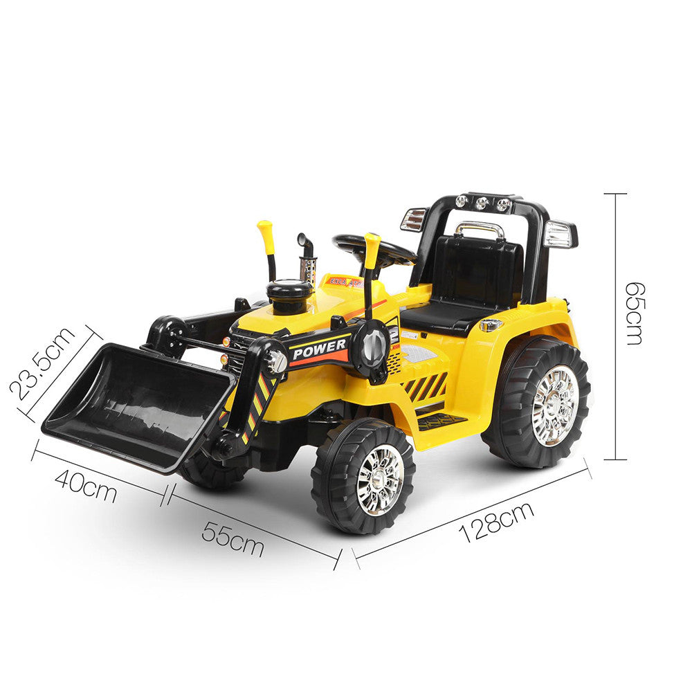 Kids Ride On Bulldozer – Yellow