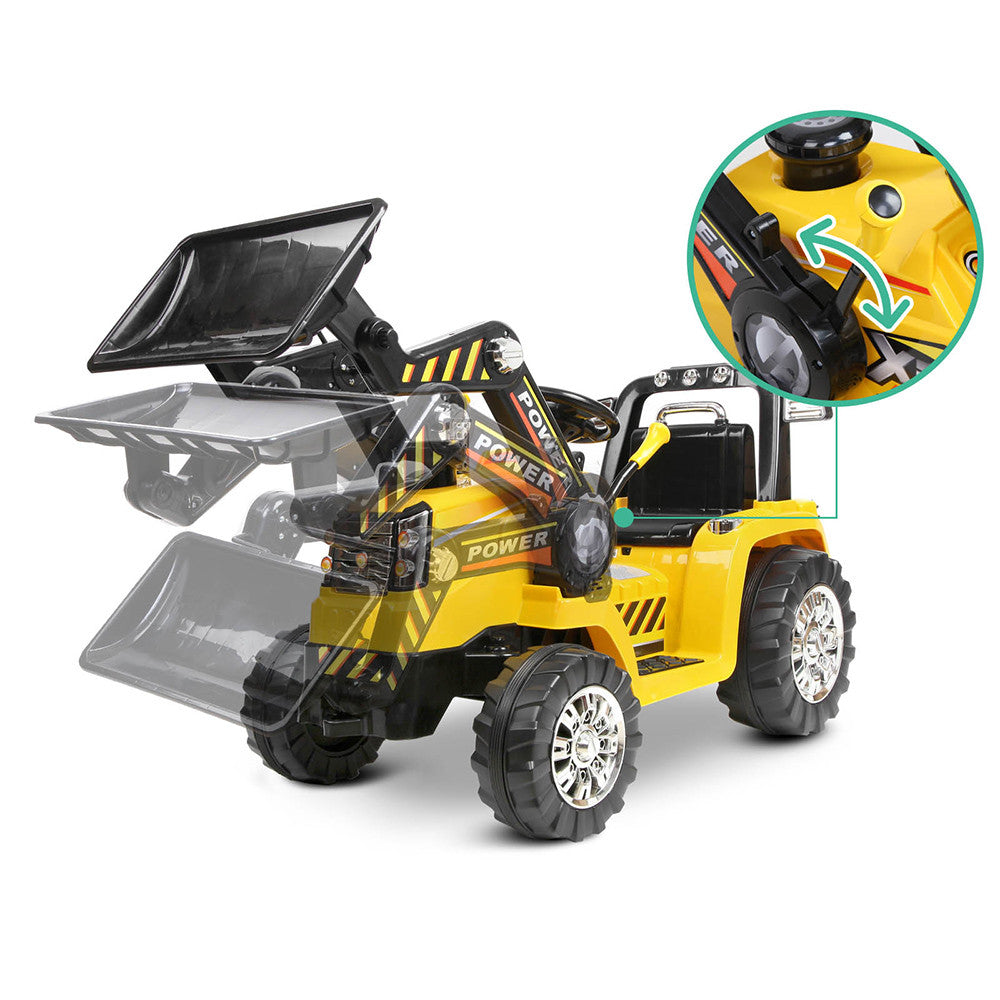 Kids Ride On Bulldozer – Yellow