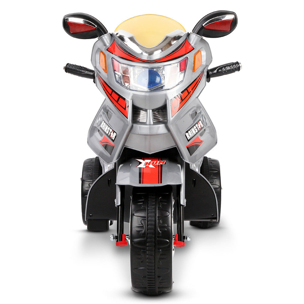 Kids Ride on Motorbike Silver Red