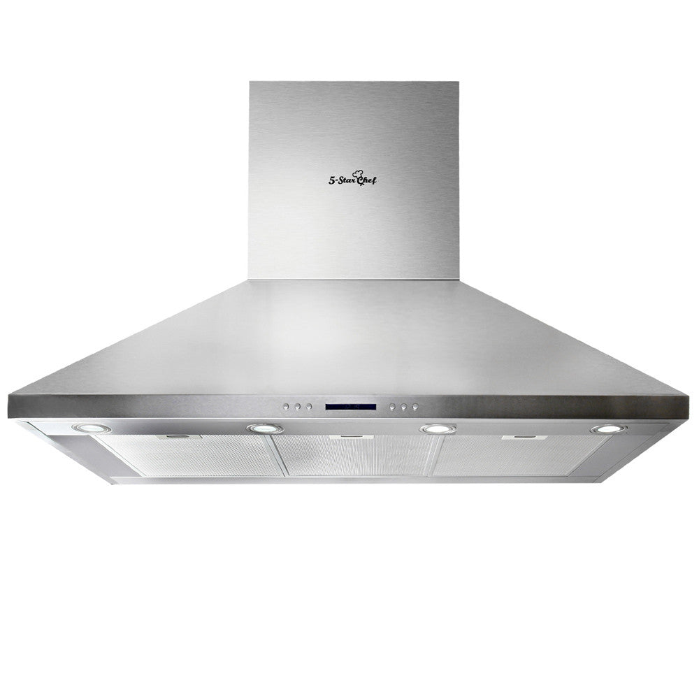 5 Star Chef 3 Fan Speed Rangehood 120cm