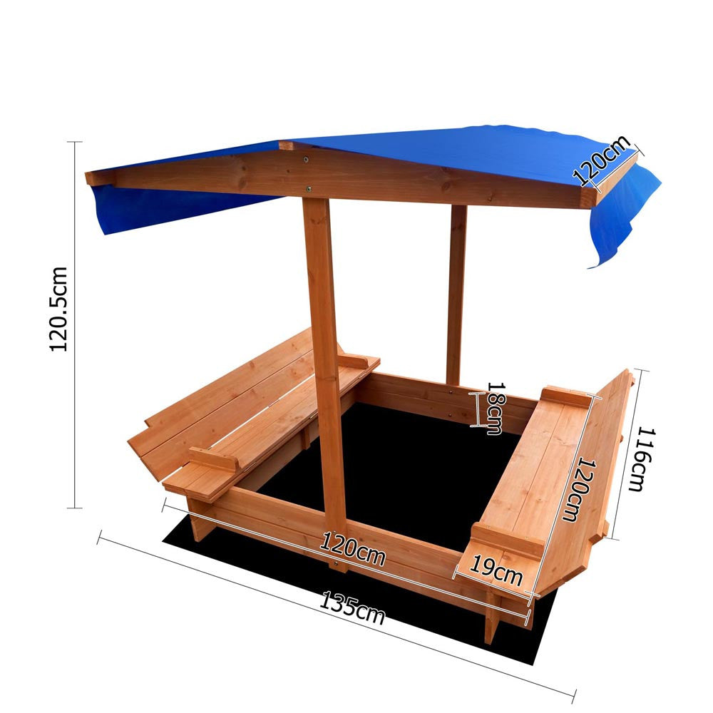 Children Canopy Sand Pit 120cm