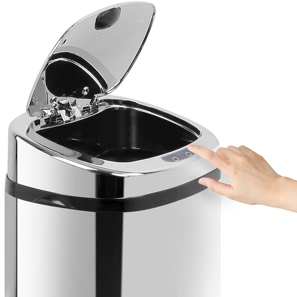 Stainless Steel Motion Sensor Rubbish Bin – 50L