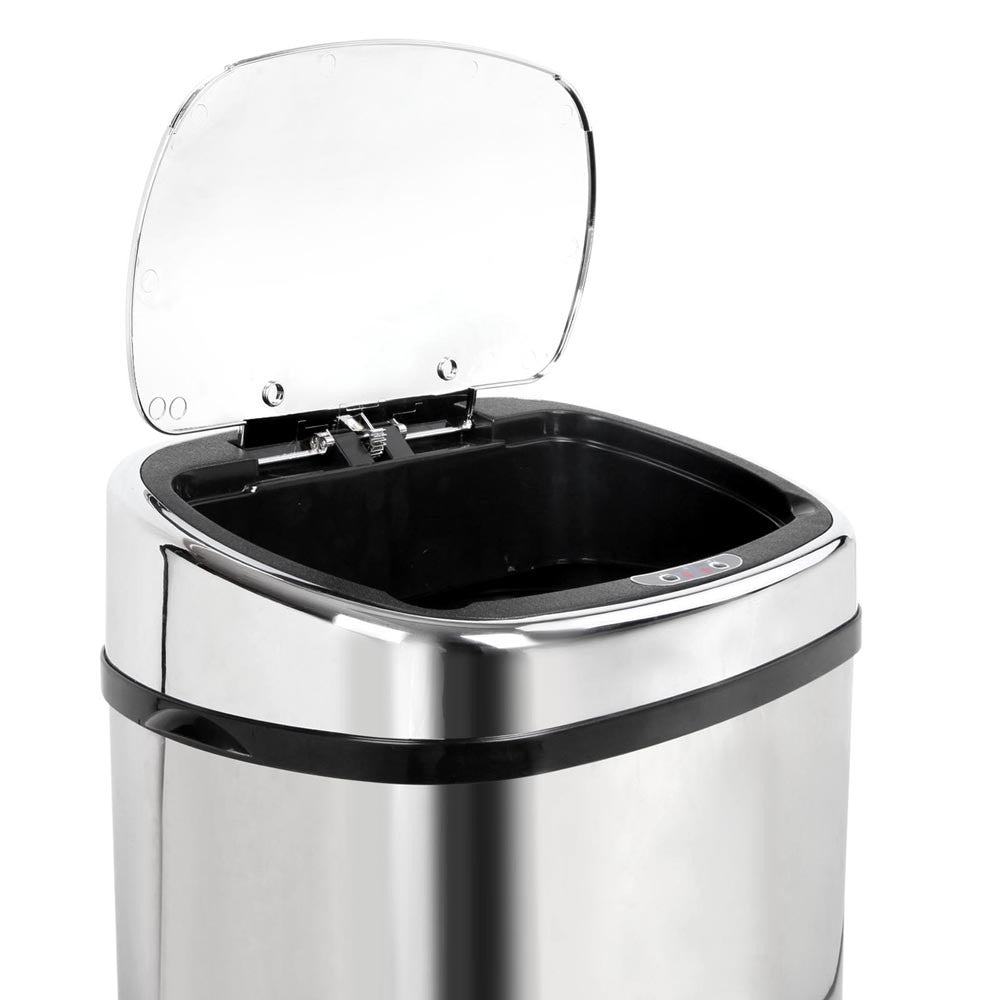 Stainless Steel Motion Sensor Rubbish Bin – 68L