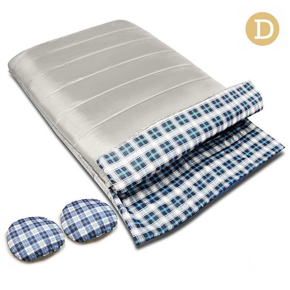 Double Envelope Sleeping Bag - Cream