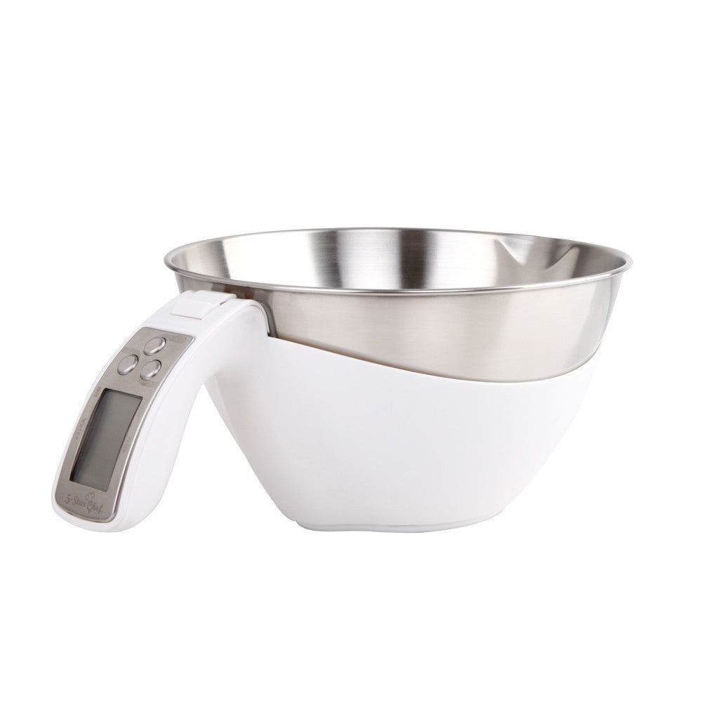 LCD Display Electronic Kitchen Scale Food Measuring Bowl 