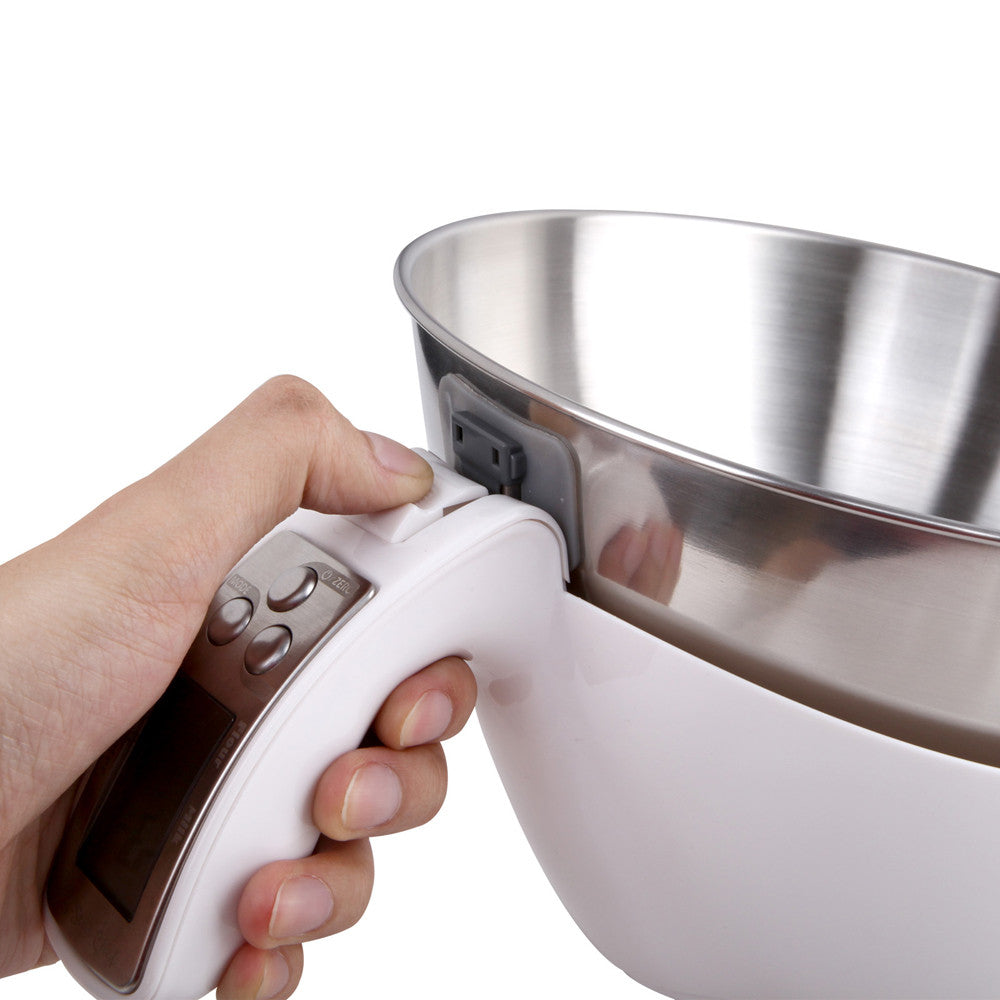 LCD Display Electronic Kitchen Scale Food Measuring Bowl