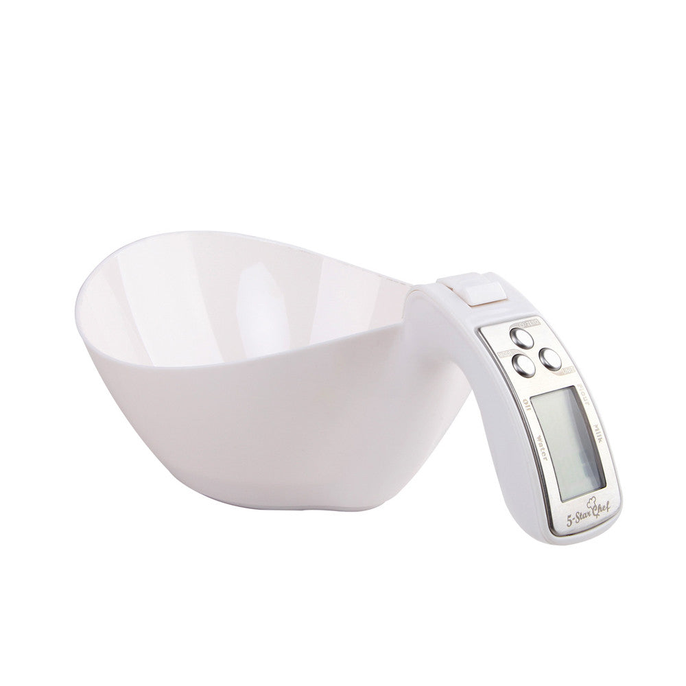 LCD Display Electronic Kitchen Scale Food Measuring Bowl