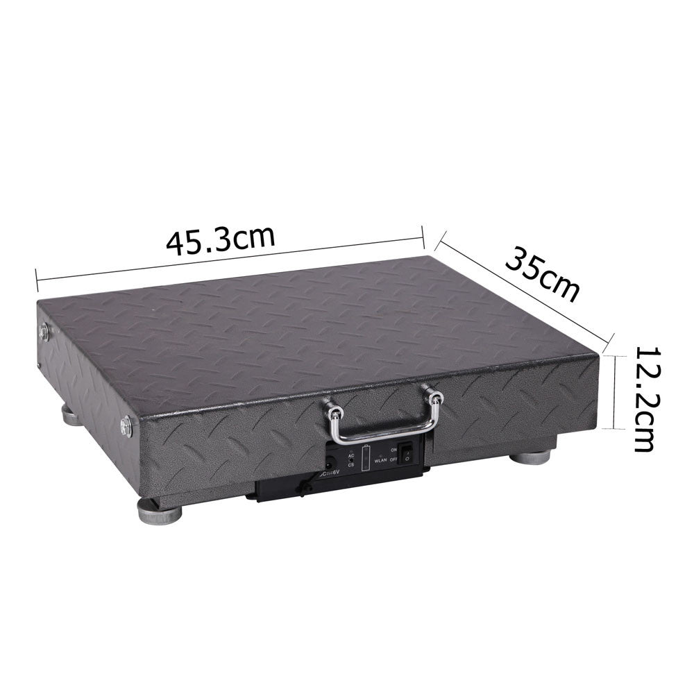 Wireless Electronic Digital Scales 200kg Charcoal