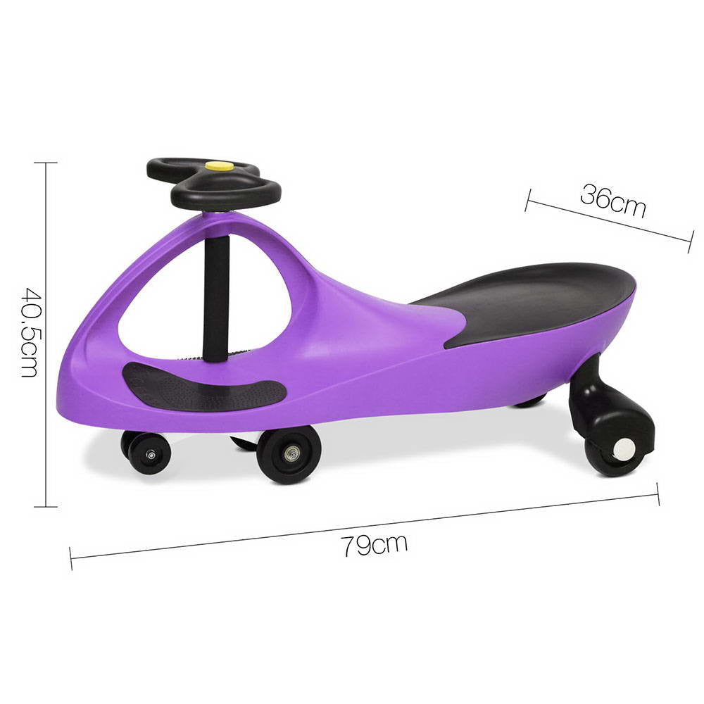 Pedal Free Swing Car 79cm - Purple