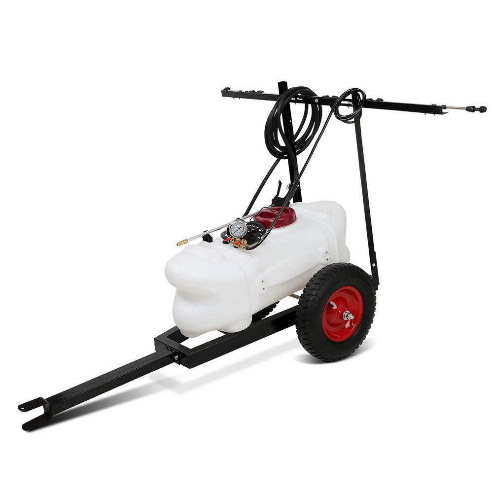 Weed Sprayer 60L Tank With Heavy Duty Trailer & Rear Boom