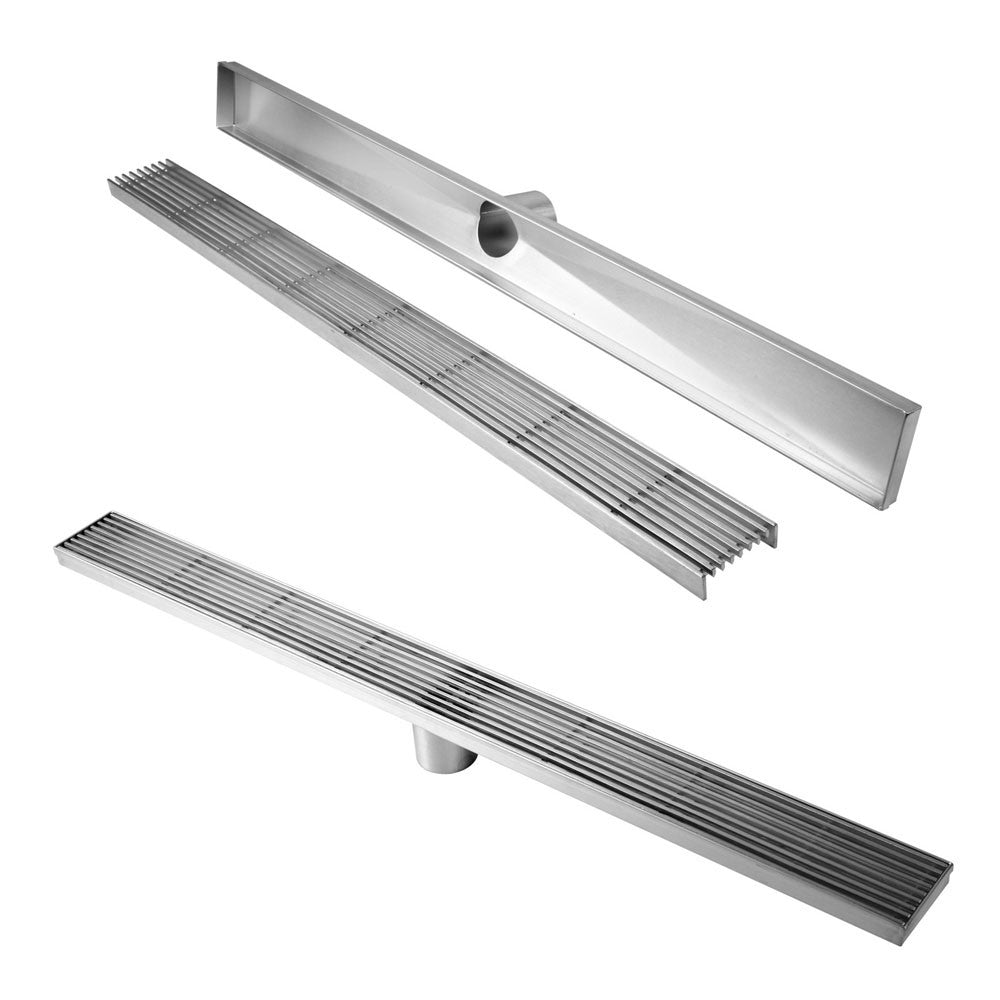 Heelguard Stainless Steel Shower Grate Drain Floor Bathroom 800mm