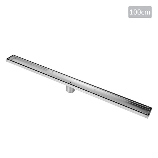 Tile Insert Stainless Steel Shower Grate Drain Floor Bathroom 1000mm