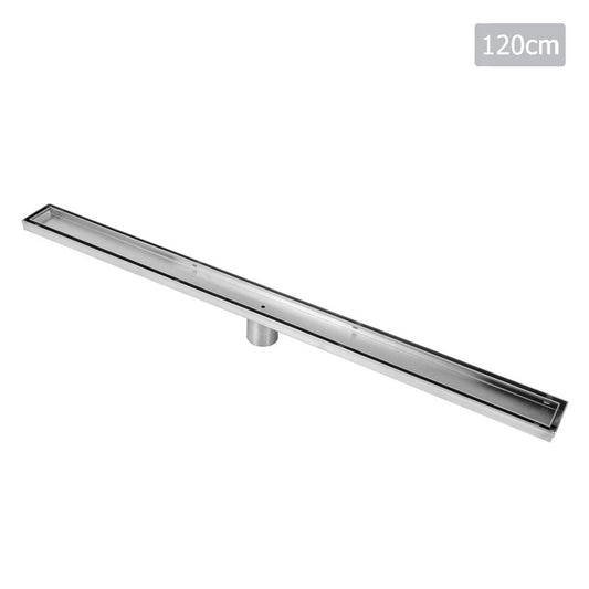 Tile Insert Stainless Steel Shower Grate Drain Floor Bathroom 1200mm