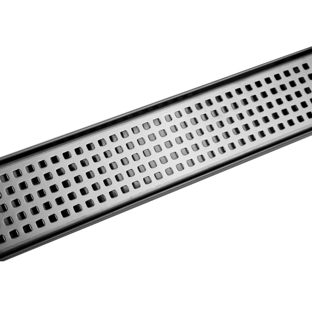 Square Stainless Steel Shower Grate Drain Floor Bathroom 1000mm