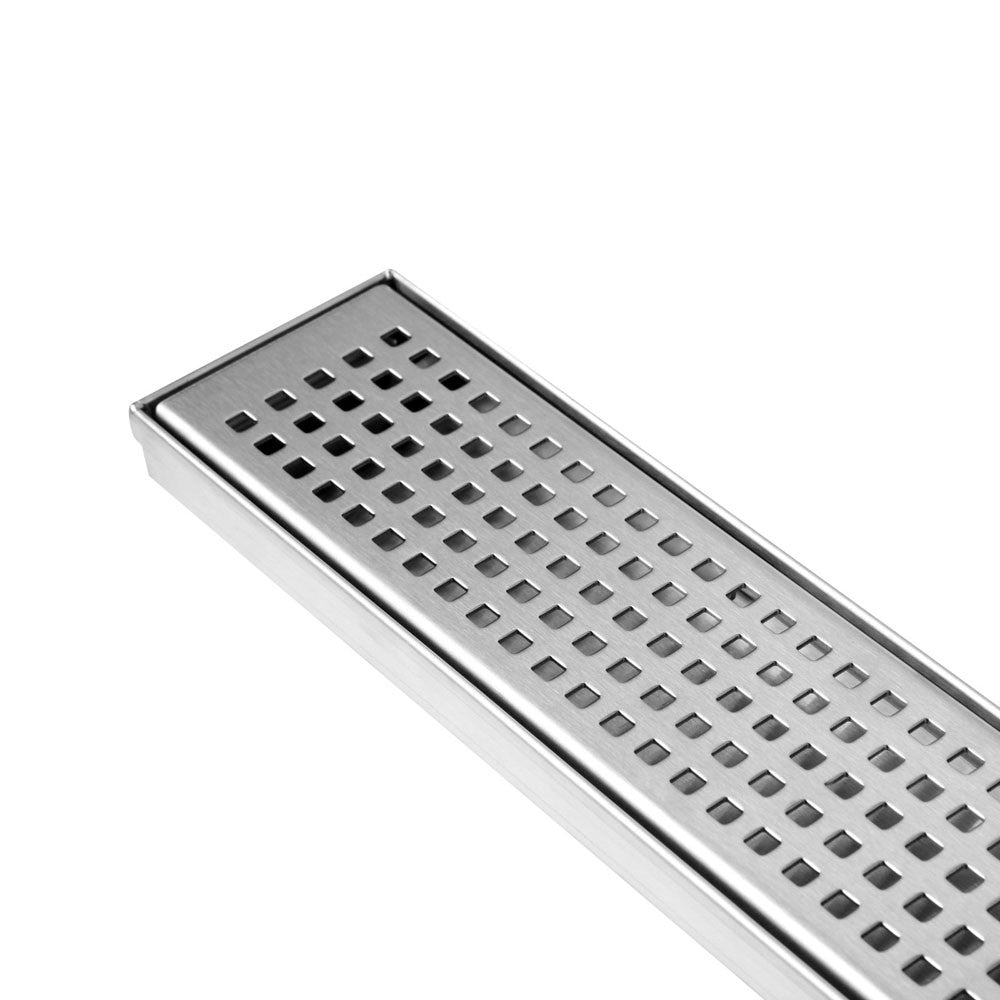 Square Stainless Steel Shower Grate Drain Floor Bathroom 800mm