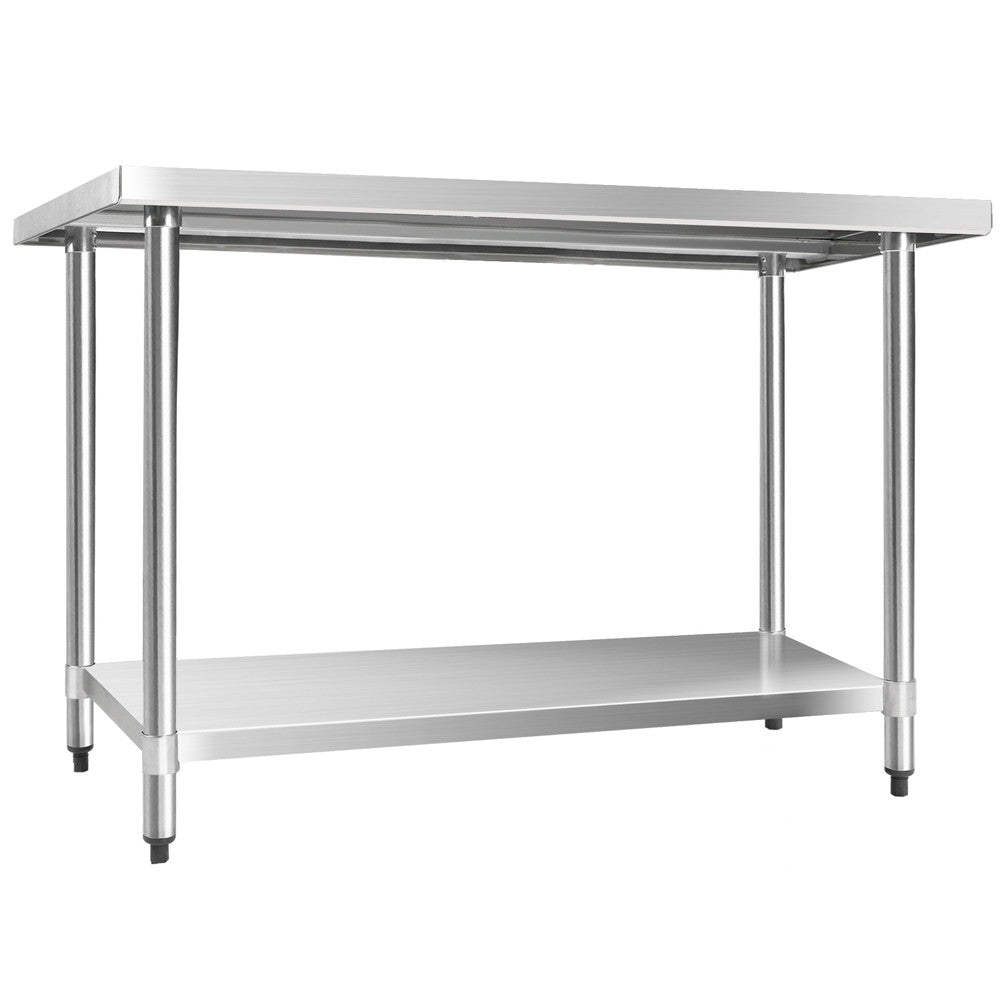 304 Stainless Steel Kitchen Work Bench Table 1219mm