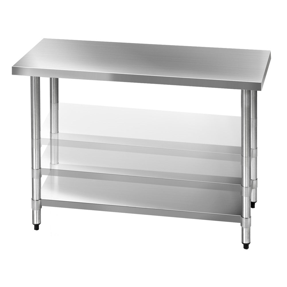 430 Stainless Steel Kitchen Work Bench Table 1219mm