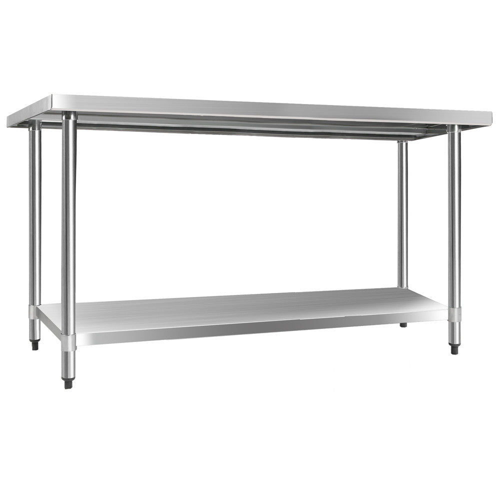 430 Stainless Steel Kitchen Work Bench Table 1524mm