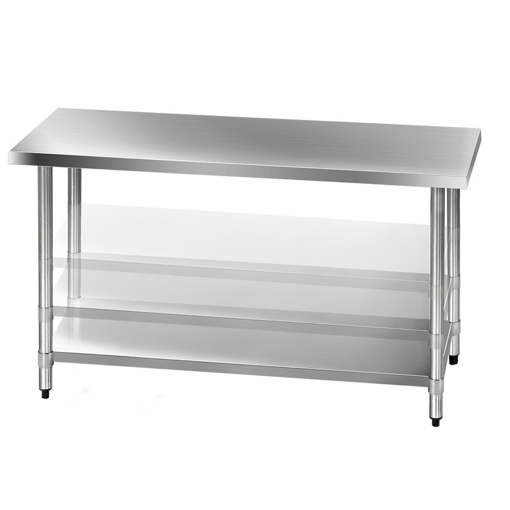 430 Stainless Steel Kitchen Work Bench Table 1524mm