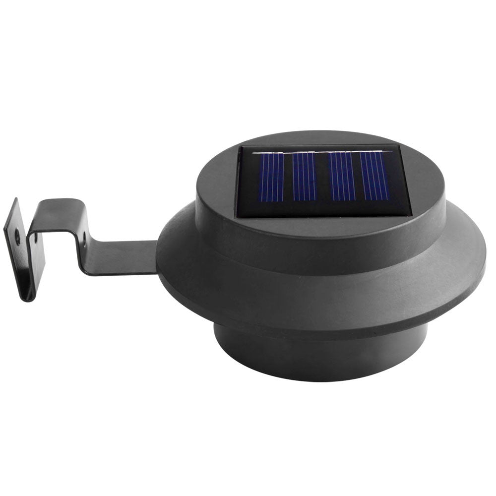 Set of 8 Solar Gutter Light - Black