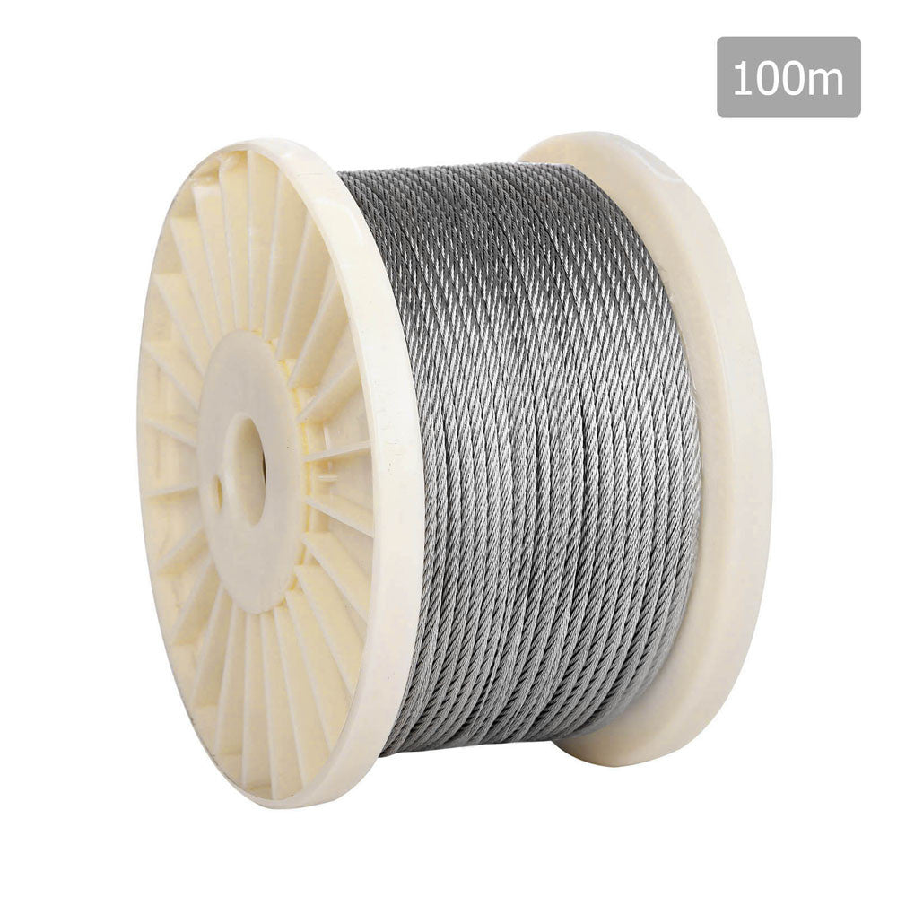 7 x 7 Marine Stainless Steel Wire Rope 100M