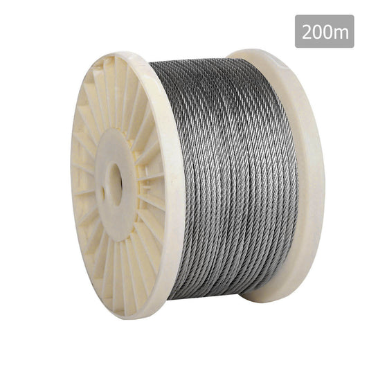 7 x 7 Marine Stainless Steel Wire Rope 200M