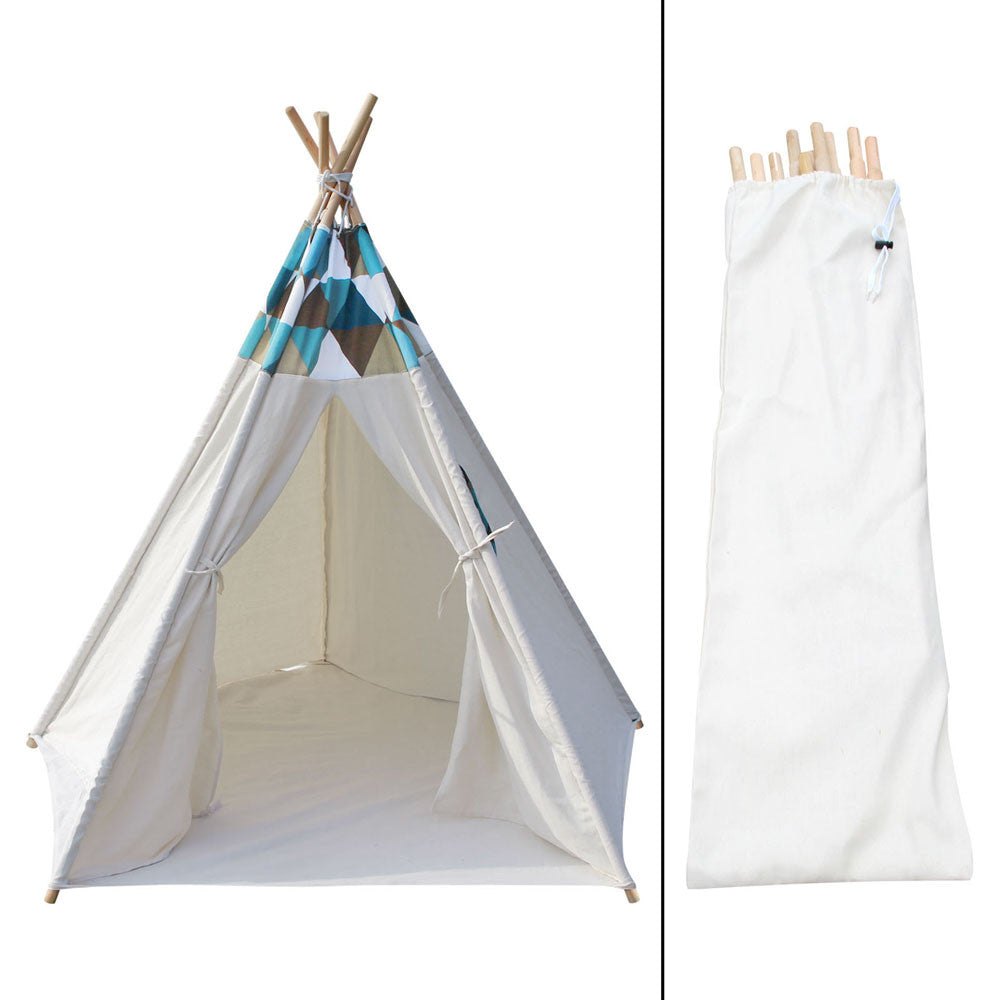 5 Poles Teepee Tent w/ Storage Bag