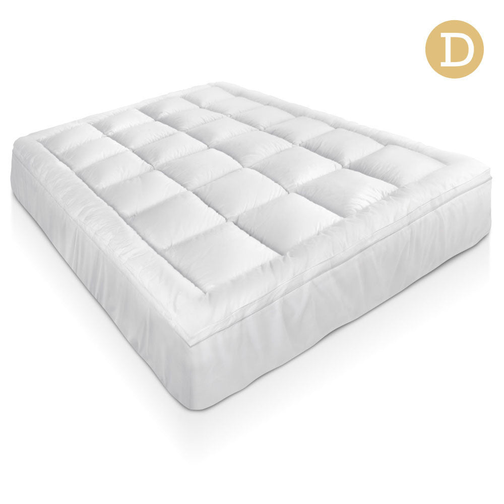 Bamboo Pillowtop Mattress Topper 5cm - Double