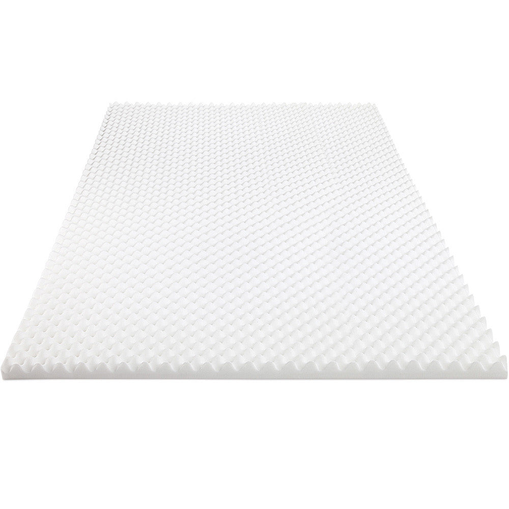 Deluxe Egg Crate Mattress Topper 5 cm Underlay Protector Double